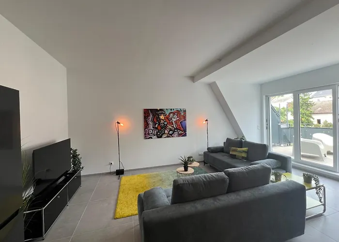 Design Am Rhein I Zentral I 2br I Aufzug I Dachterrasse I Parken I Helloyou X Bright Collection Apartamento Bingen am Rhein